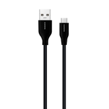 Cable USB-A a USB-C, 1.5Mts de largo, Negro