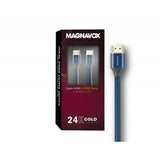 Cable HDMI GOLD 8K, 2 Mts de largo, Azul