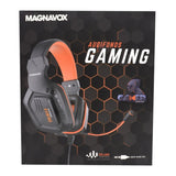 Auriculares para Gaming con Micrófono, Alambrado, Color Naranja