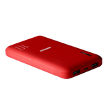 Cargador Portatil PowerBank 10,000 mAh, Rojo
