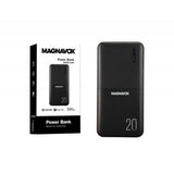 Cargador Portatil PowerBank 20,000 mAh, Negro