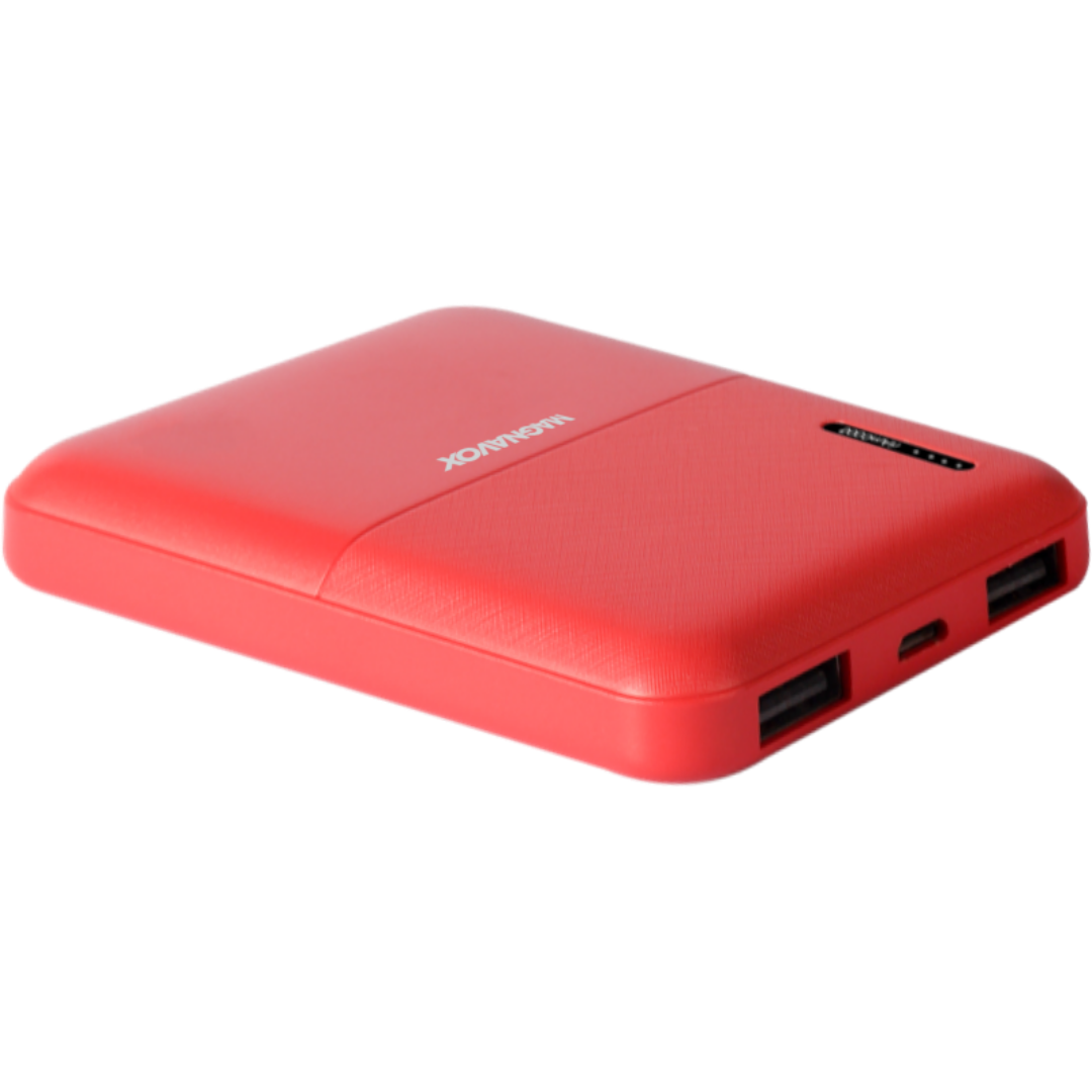 Cargador Portatil PowerBank 5,000 mAh, Rojo – MizCompras