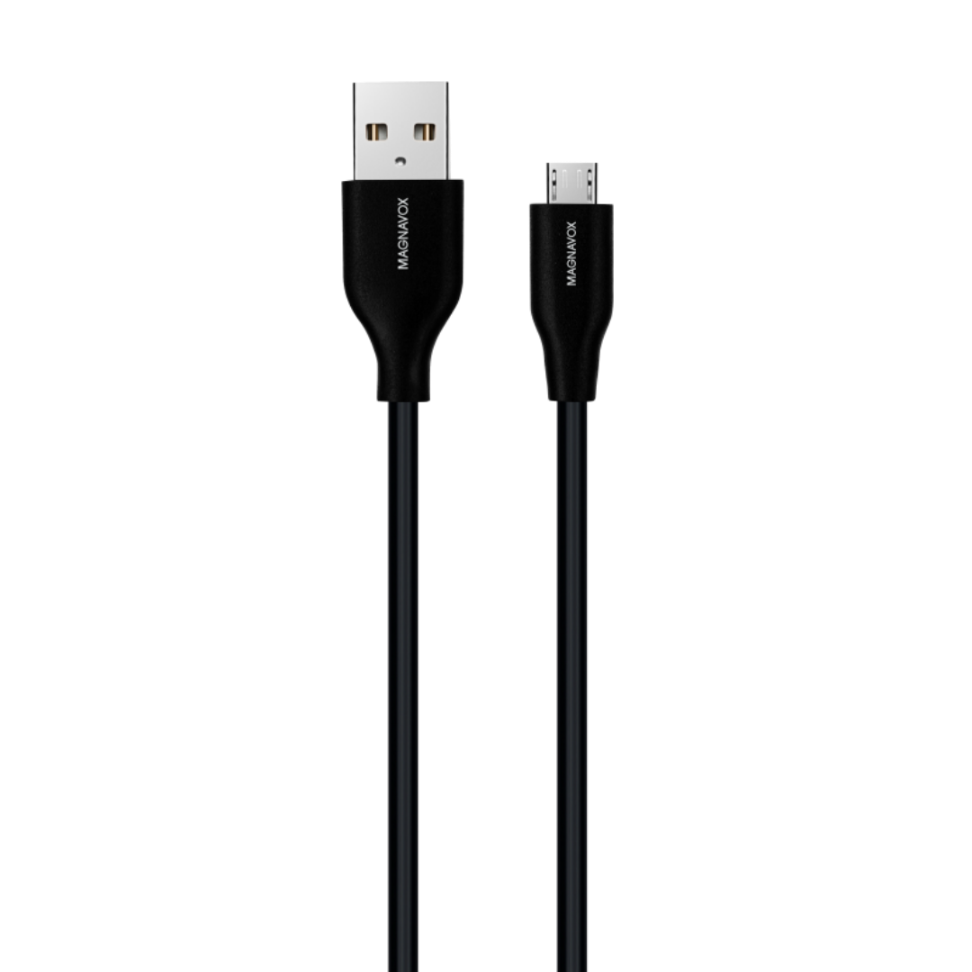 Cable USB-A a MicroUSB, 1.5Mts de largo, Negro